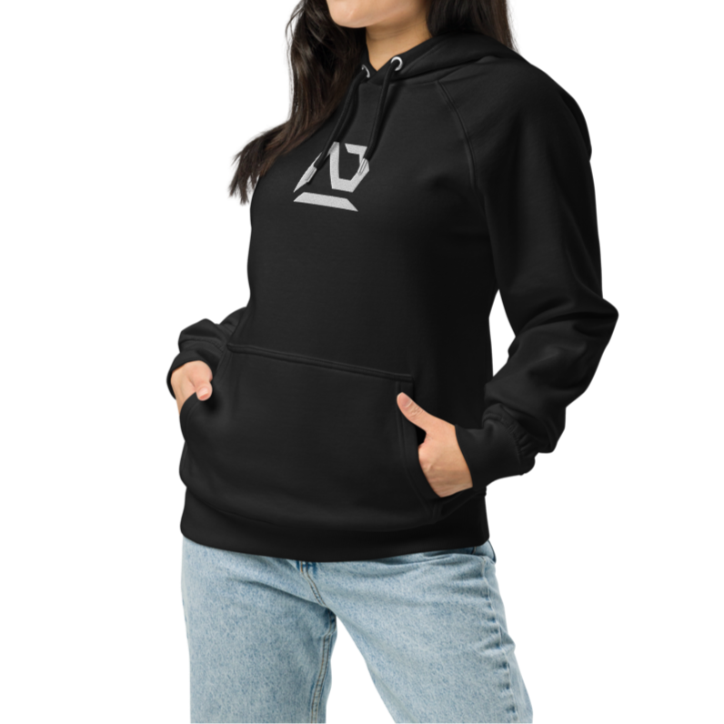 Unisex eco raglan hoodie