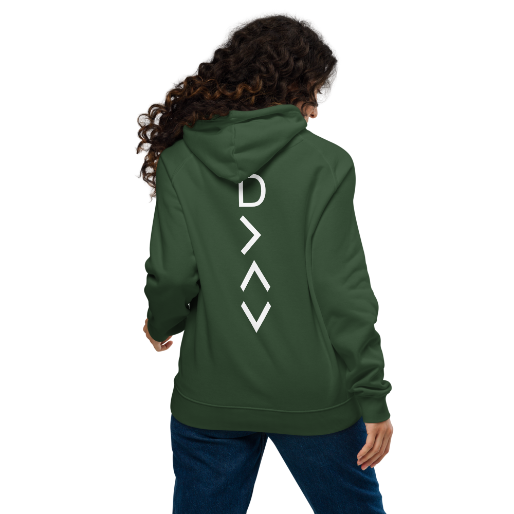 Unisex eco raglan hoodie